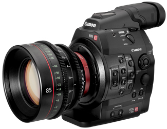 Canon EOS C300 Canon EOS C200 completa di ottiche fisse e zoom, matte box, follow focus, monitor hd