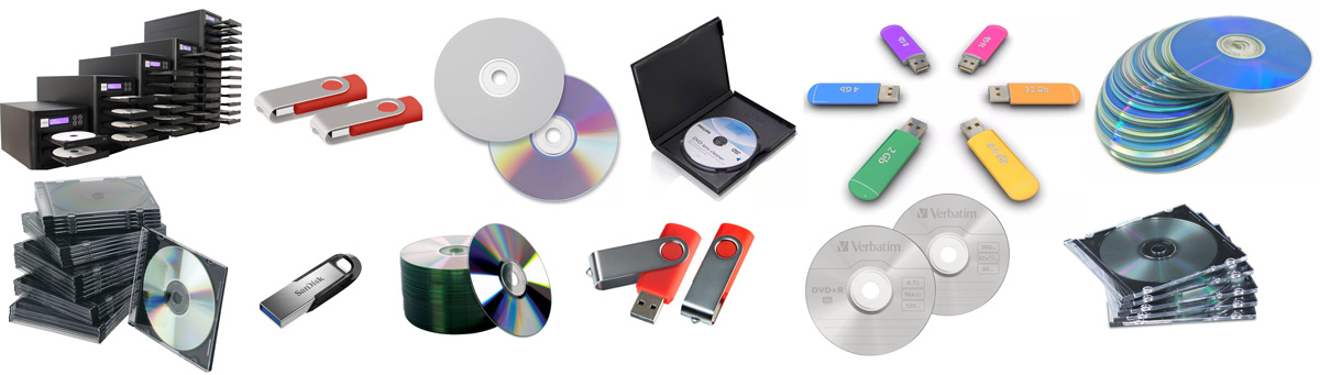 Duplicazione e Masterizzazione CD DVD Nastri video 