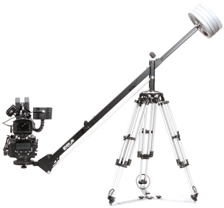 Seven jib XL crane camera portatile e robusto massima stabilità e fluidità lunghezza 3 metri (jib + dolly heavy) 