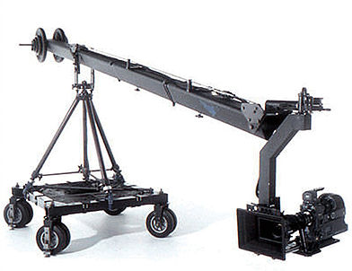 Jimmy jib camera crane braccio mobile 12 metri noleggio e assistenza per riprese aeree