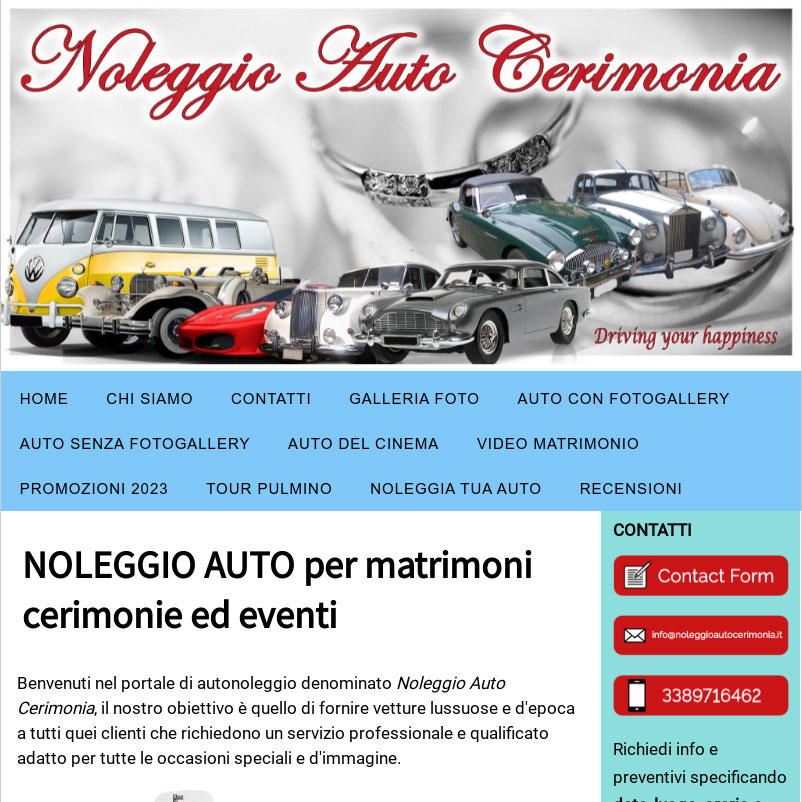 Noleggio Auto Cerimonia