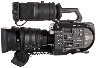 Sony PXW-FS7, Mark II, Sony PXW-FS7 M2, Sony PXW-FS5, Panasonic Noleggio AU-EVA1, Sony PMW-EX3, Sony a7s II, Sony PXW-X500, Sony a7R II