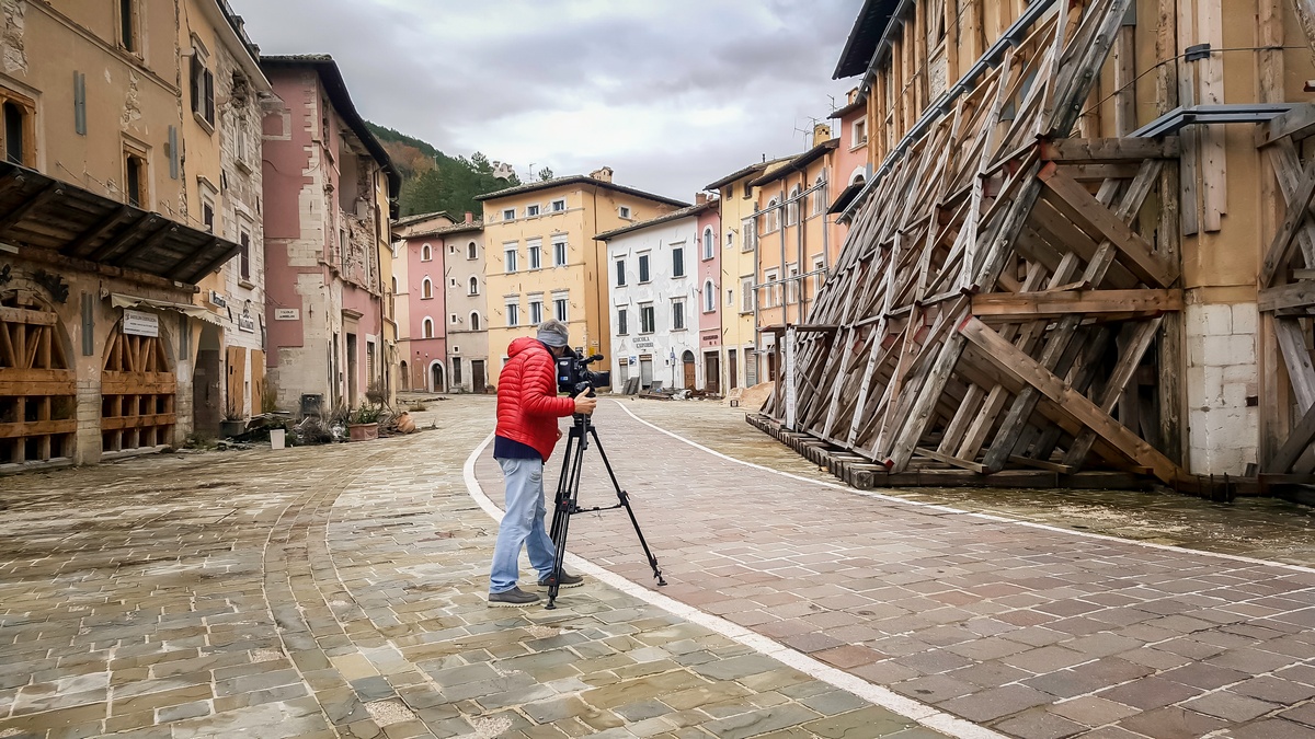 Visso Valnerina Umbria riprese per RaiCom