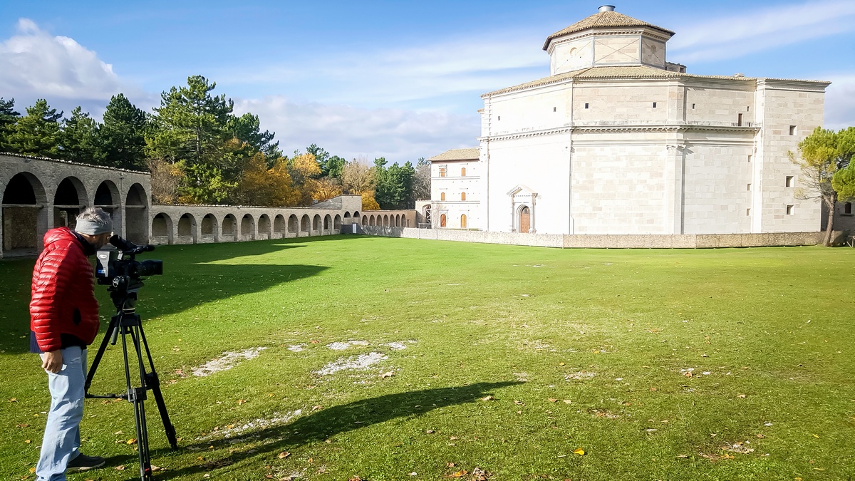 Visso Valnerina Umbria riprese per RaiCom